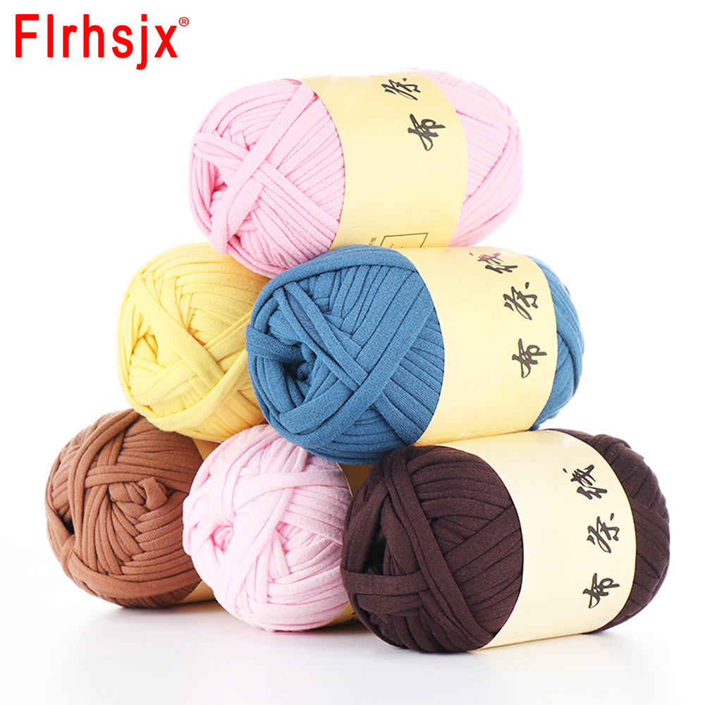 30M Weven Draad Garen Zachte Polyester Geweven Zak Tapijt Diy Hand-Gebreide Materiaal Wol Breien Gevlochten Doek Garen vrouw