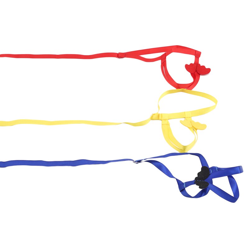 Colorful Parrot Bird Collar Harness Adjustable Parrots Bird Harness Training Traction Anti-Bite Outdoor Flying Harness Leash