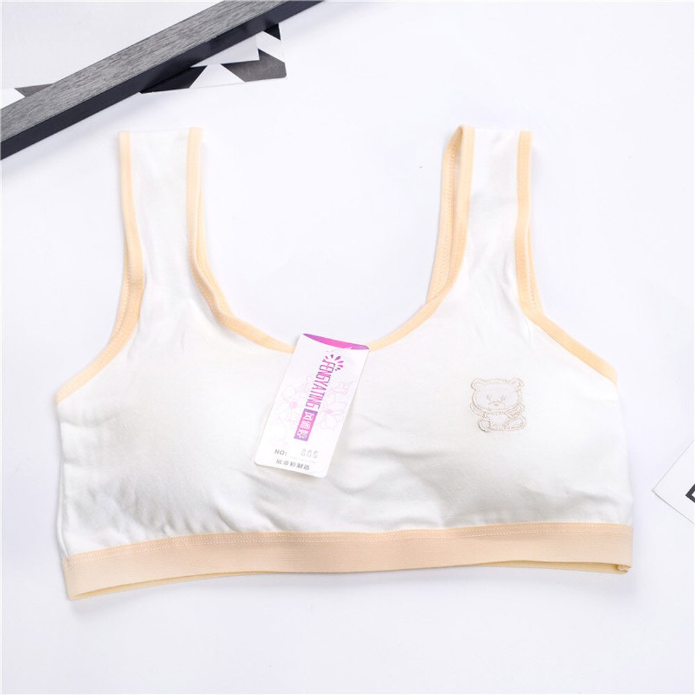 #45 8-14y gutt jenter printing undertøy bh Vest låve undertøy sport undies trening BH unge jenter soutient kløft fille: K