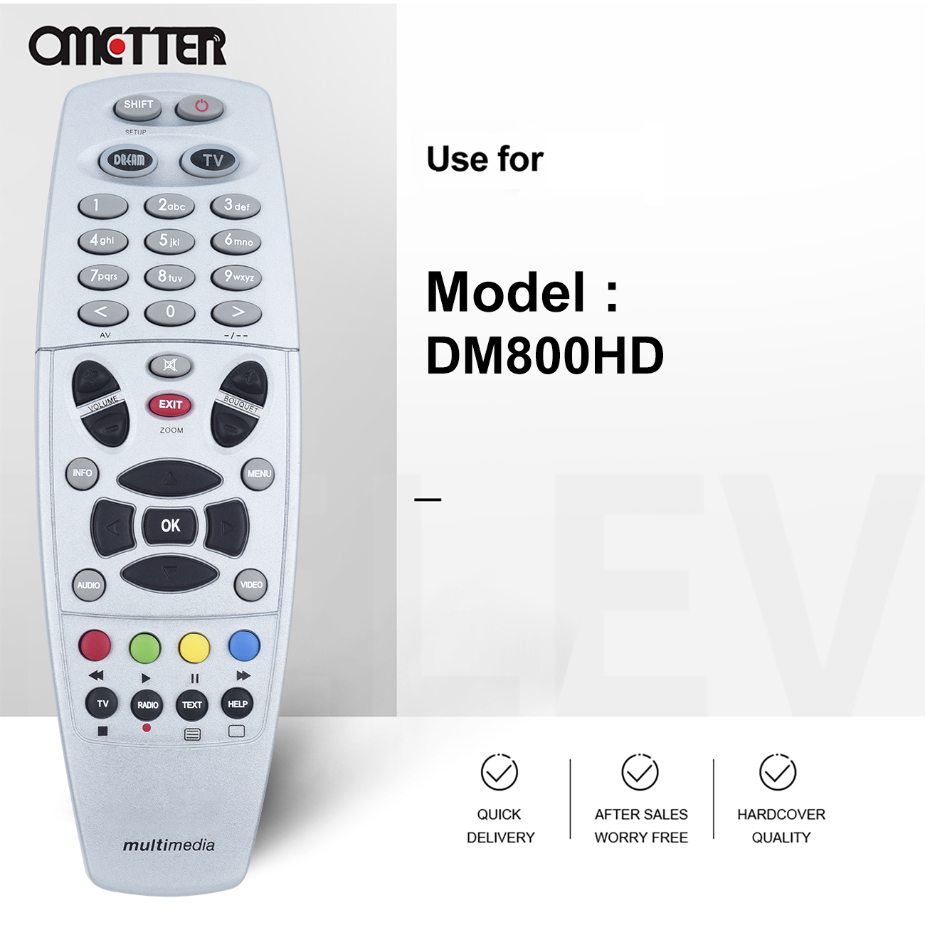 For DREAMBOX Remote Control with Learn Function DM800 DM800HD DM800SE DM500HD DM8000 HD SUNRAY SR4 V1 V2