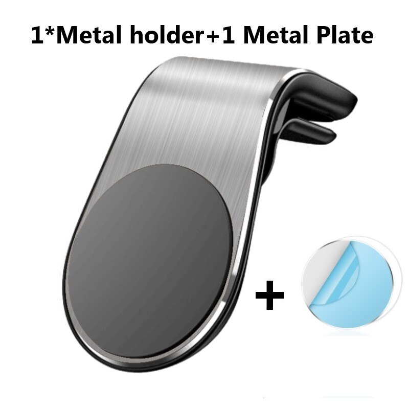 Magnetyczny typu L uchwyt na telefon w samochodzie stojak na Smartphone klip robić montażu samochodowy uchwyt magnetyczny na telefon nadaje się robić wszystkich modelu telefonu komórkowego: srebro