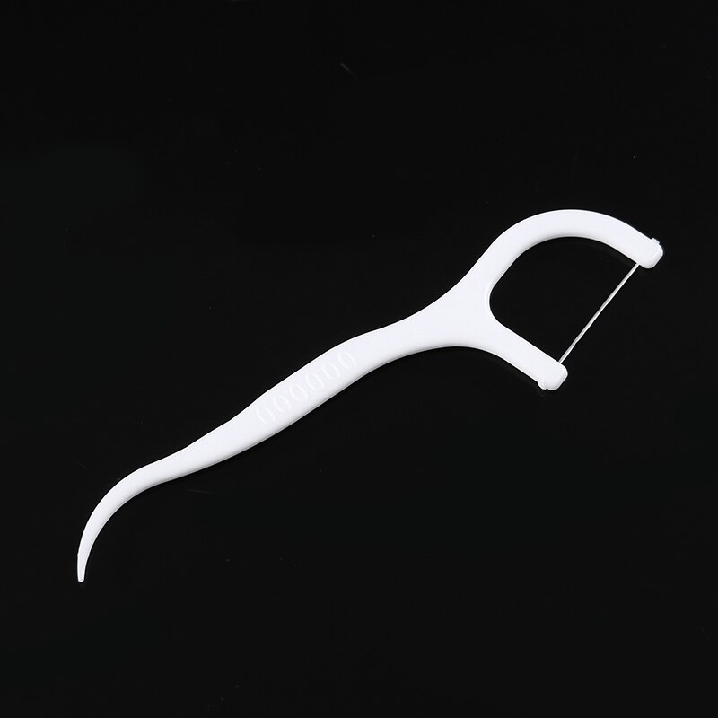 50Pcs/box Dental Floss Flosser Tooth Pick Toothpicks Hygiene Stick Oral Care Teeth Cleaning Interdental Brushes