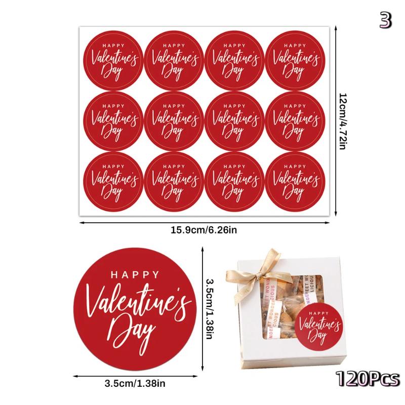 120/500 stuks valentijnsdag hartstickers, sluitstickers, stickers voor enveloppen met de tekst "happy wedding", feestdecoratiestickers: Lichtgeel