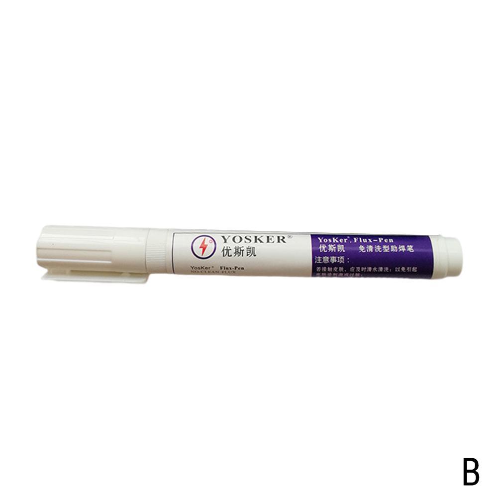 10ml 951 Soldering Flux Pen Non-clean Low-solids Soldering Rosin Flux Pen For Soldering Solar Panel DIY Power Panel Lead-free: B