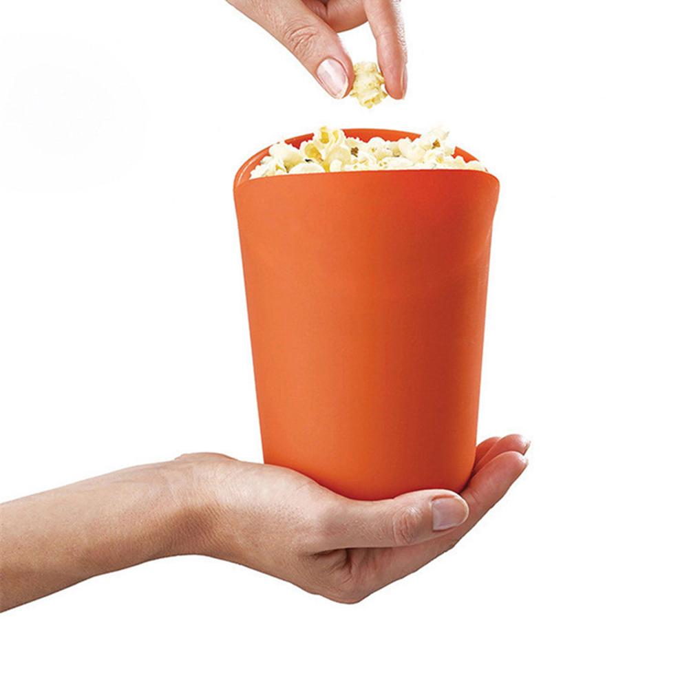 Microwavable Popcorn Maker Pop Corn Kom Met Deksel Magnetron Veilig Keuken Bakken Waren Diy Popcorn Emmer