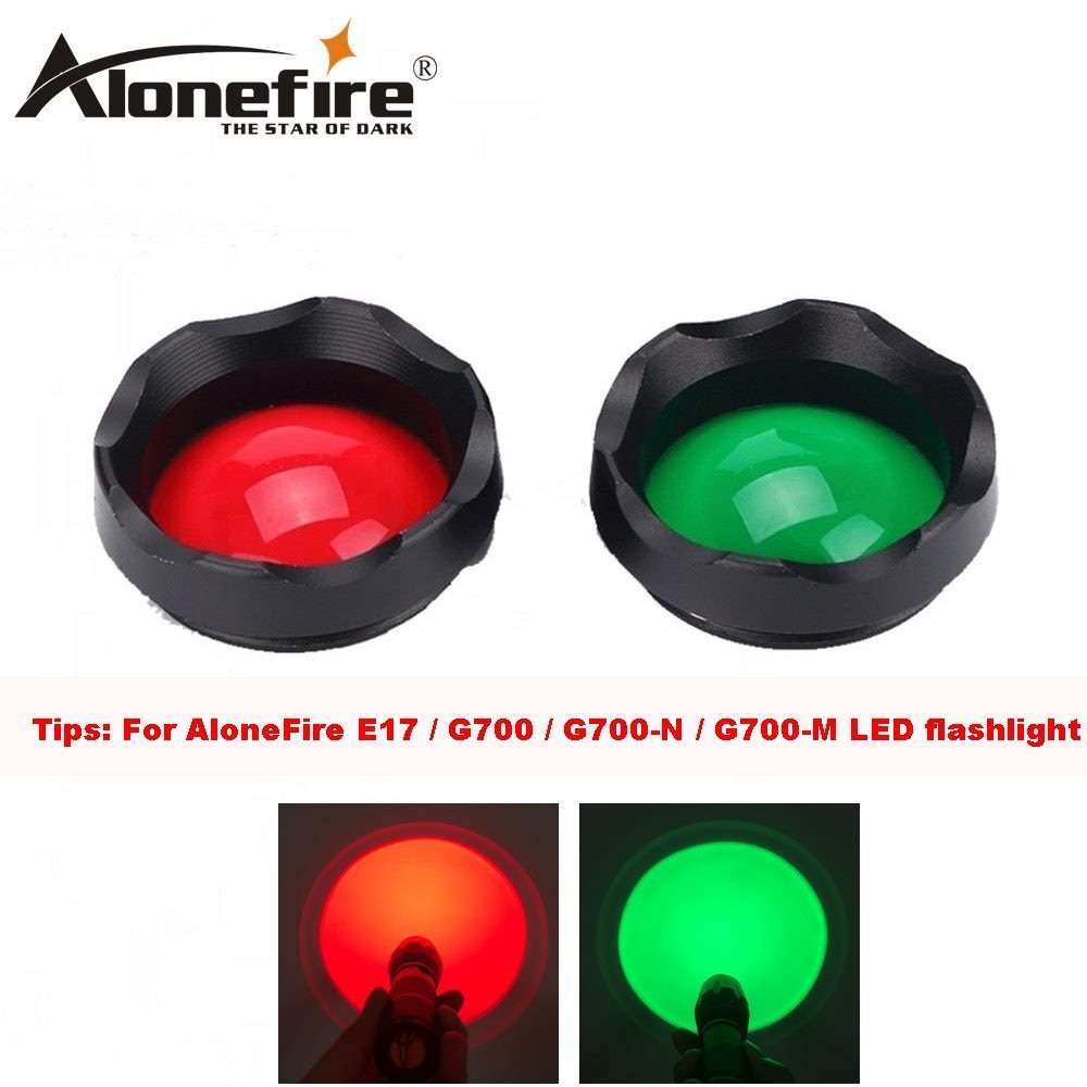 Alonefire  e17 omkopplare tillbehör  g700 led ficklampa omkopplare / röd grön lins / fjärr tryckbrytare / fjärr tryck pad omkopplare