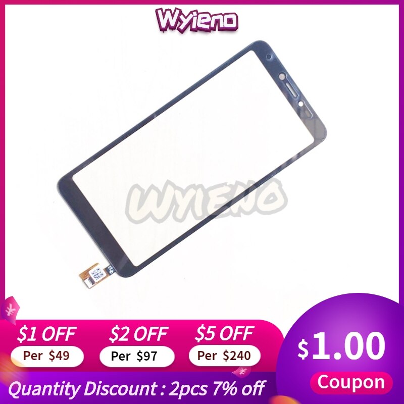 Wyieno 5.45 "BQ5518G Sensore di Parti di Ricambio Del Telefono per Bq 5518G Dei jeans tocco schermo Digitizer tocco schermo Del Pannello