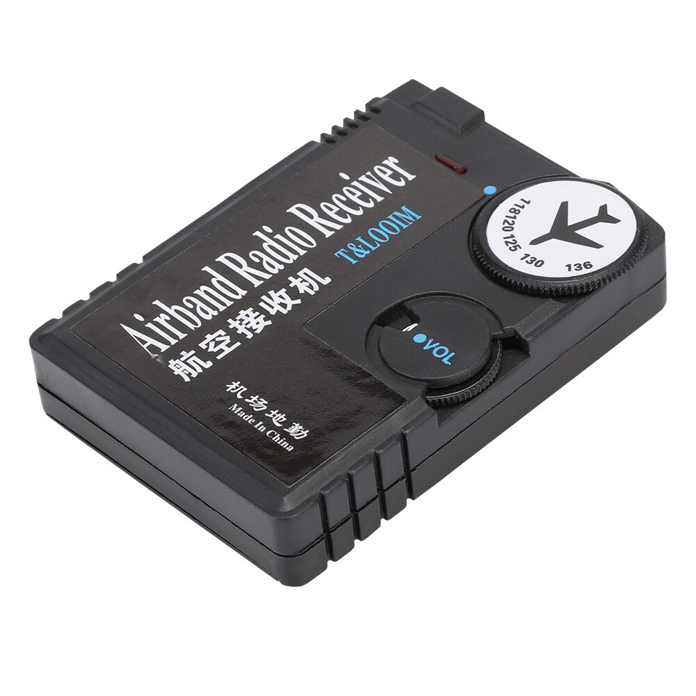 118-136MHz Airband Radio aviation band Receiver Air-to-ground Aeronautical Band Receptor Receiver for Airport Ground Receiver