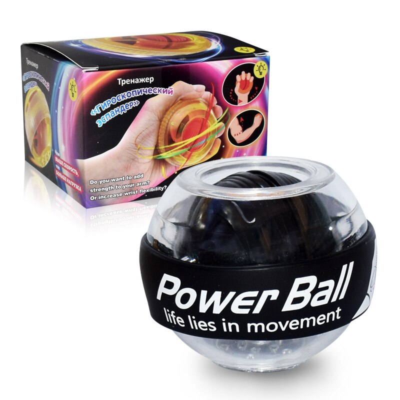 Bola de pulso led trainer gyroscope strengener gyro power ball braço exercitador powerball exercício máquina ginásio equipamentos fitness