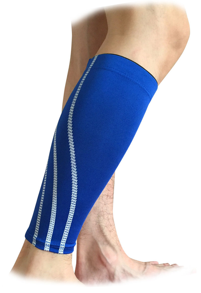 Shin Guards - Compression Calf Sleeve - Running, Football, Cycling - Spandex Lycra