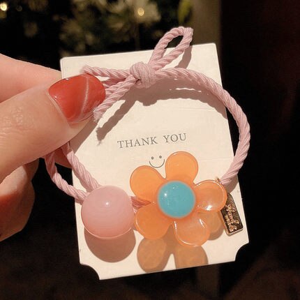 Trend Koreaanse Eenvoudige Duurzaam Chouchou Vrouwen Meisjes Elastische Haar Elastiekjes Holder Accessoires Tie Haar Touw Ring Hoofdtooi