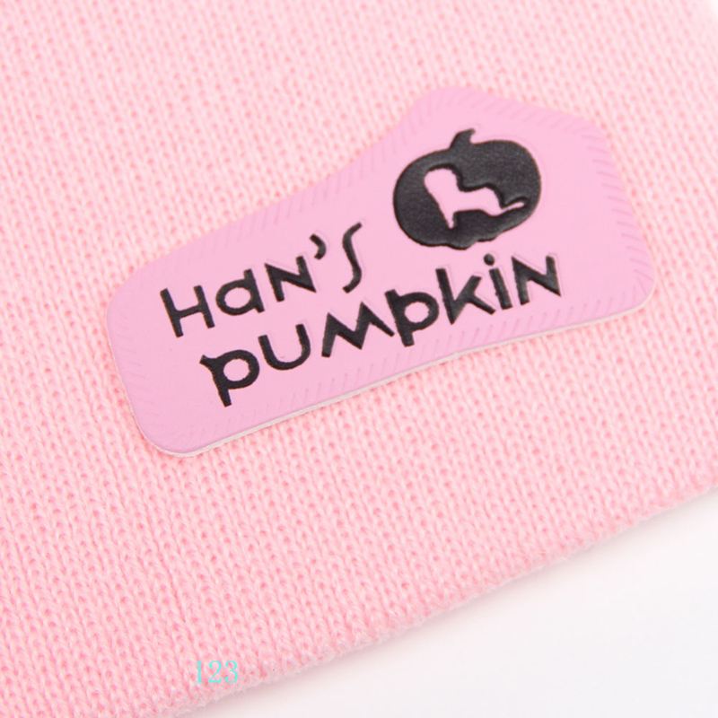 Bonnet d'hiver couleur bonbon chapeau Bonnet en coton tricoté chapeau dessin animé enfants chapeau bébé garçon fille