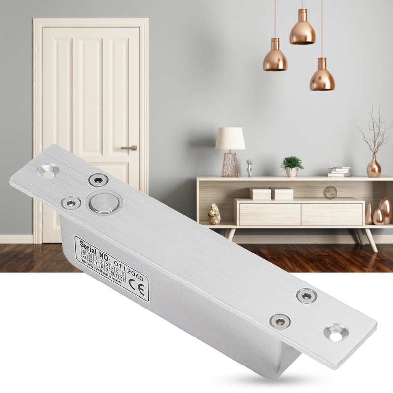 Smart Lock 4 Lines DC12V Electric Bolt Door Lock Mortise Low Temperature Delay Doors Access Control Smart Door Lock