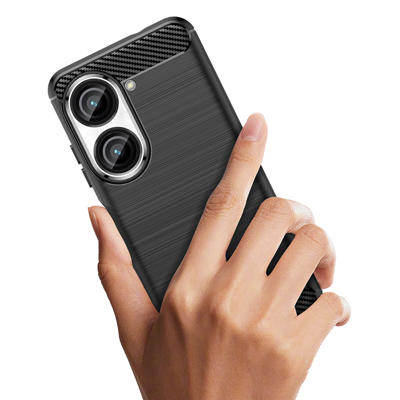 Schokbestendige beschermhoes voor de asus zenfone 9 10 inclusief zachte hoesjes.