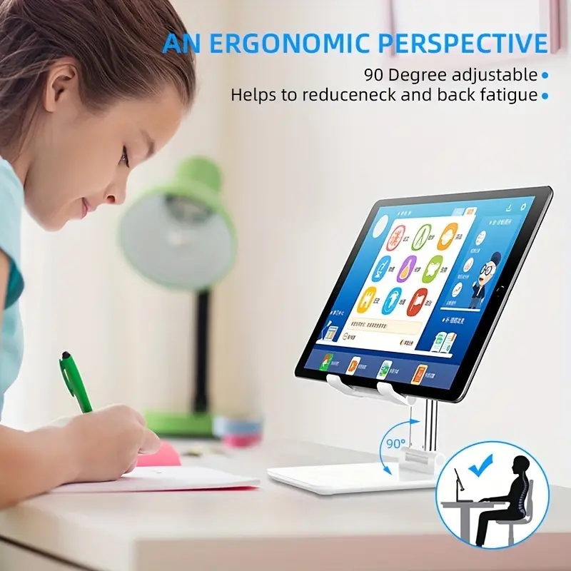Soporte plegable para teléfono móvil, mesa de montaje de escritorio para tableta, Flexible y ajustable, soporte perezoso en vivo para todos los teléfonos