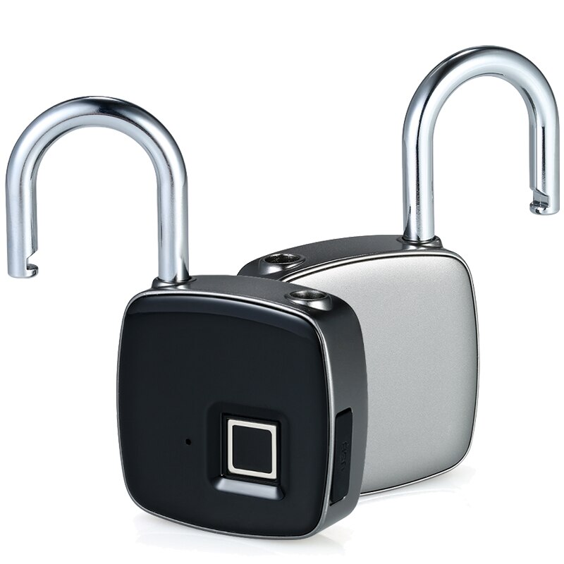 Smart Keyless Vingerafdruk slot Biometrische Waterdicht Slot met Vinger Print Security Touch Keyless Lock USB charge voor Gym Locker