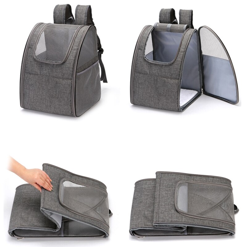 Hond Rugzak Carrier, Hond Carrier Rugzak Voor Kleine Honden Katten, geventileerde Ademende Pet Carrier Rugzak Kat Zak Voor Tr