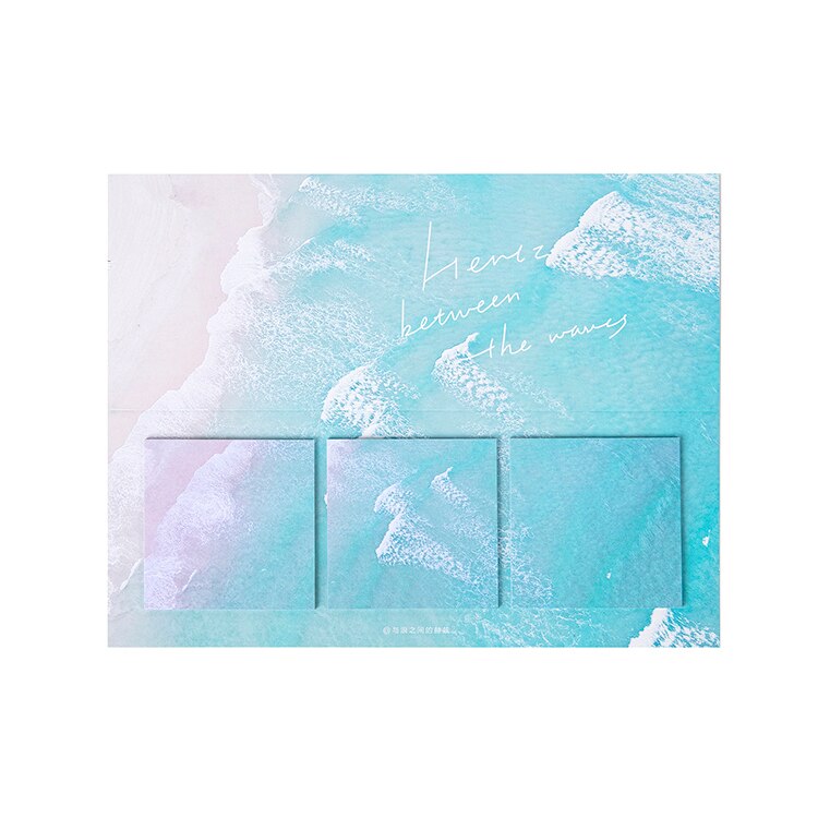 SKYISLE 16 Designs 60pcs Fantasy Sky Cloud Moonlight Memo Pad Deco Sticky Notes Notepad Diary Self-Stick Note Memo Pad: J