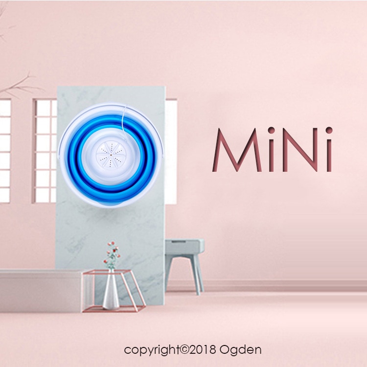 ABS Plastic Folding Mini Portable Laundry Machine Clothes Washing Machine Portable Mini Washing Machine Laundry Products