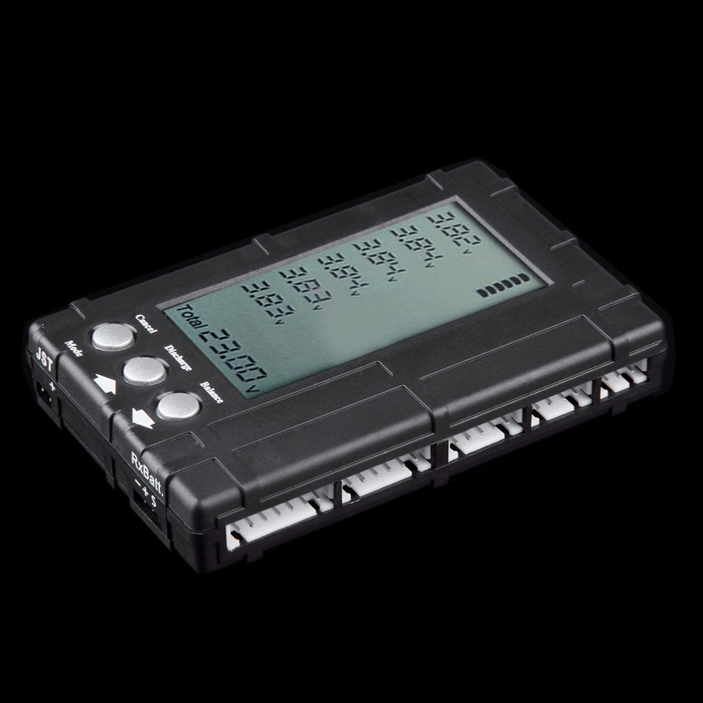 3 in 1 lcd-entlade- und balancer-messgerät/tester für 2-6s lipo-life-akkus, digitaler akkukapazitätsprüfer/controller/tester