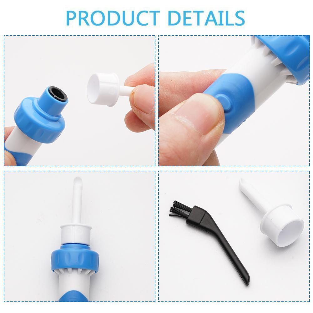 Electric Cordless Safe Vibration Painless Vacuum Ear Cleaner Dig Wax Ear Pick Remover Soft Spiral Ear-Cleaning Device Ear Care