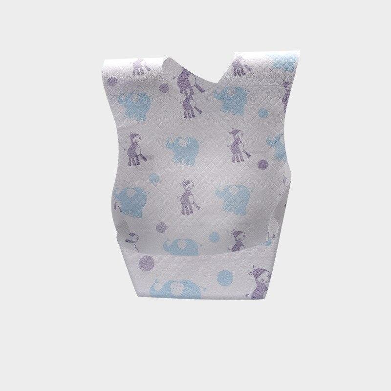 10 Stks/partij Leuke Cartoon Print Baby Slabbetjes Wegwerp Waterdichte Slabbetjes Jongens Meisjes Zuigelingen Bib Burp Doek Voor Kinderen Voeden Stuff