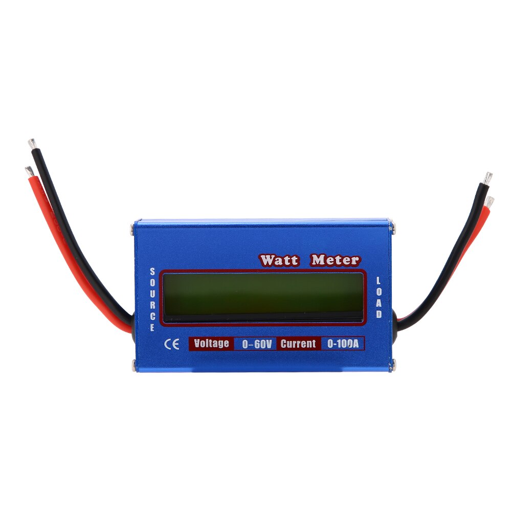 1pc/ lot rc digital wattmeter watt meter power meter checker  dc 60v 100a balance spænding batteri