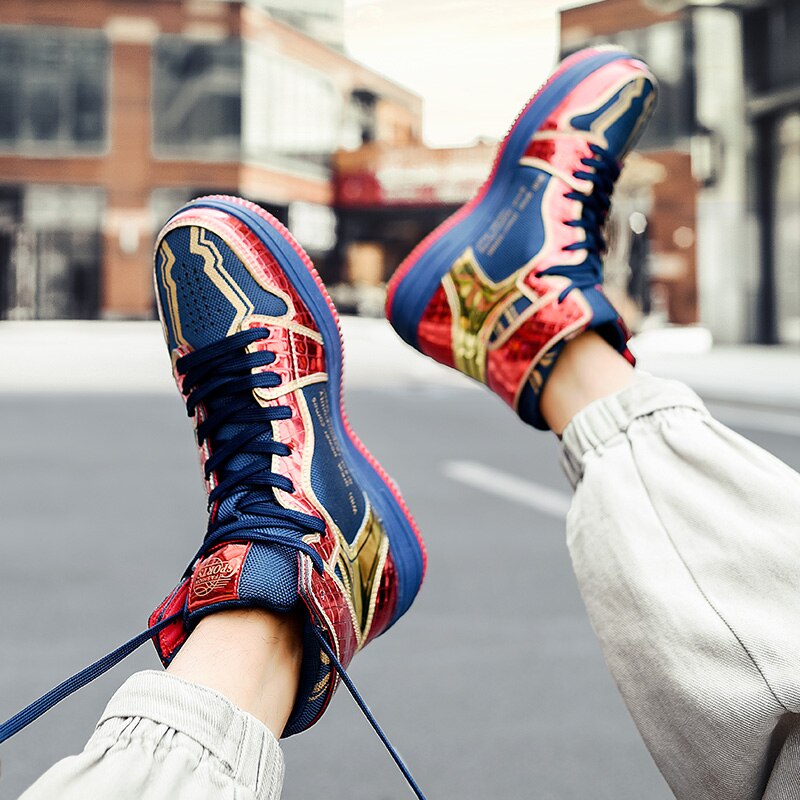 Parzival par høje sneakers mænd kvinder klassiske flerfarvede fritidssko forår efterår vulkaniserede mænd sportssko