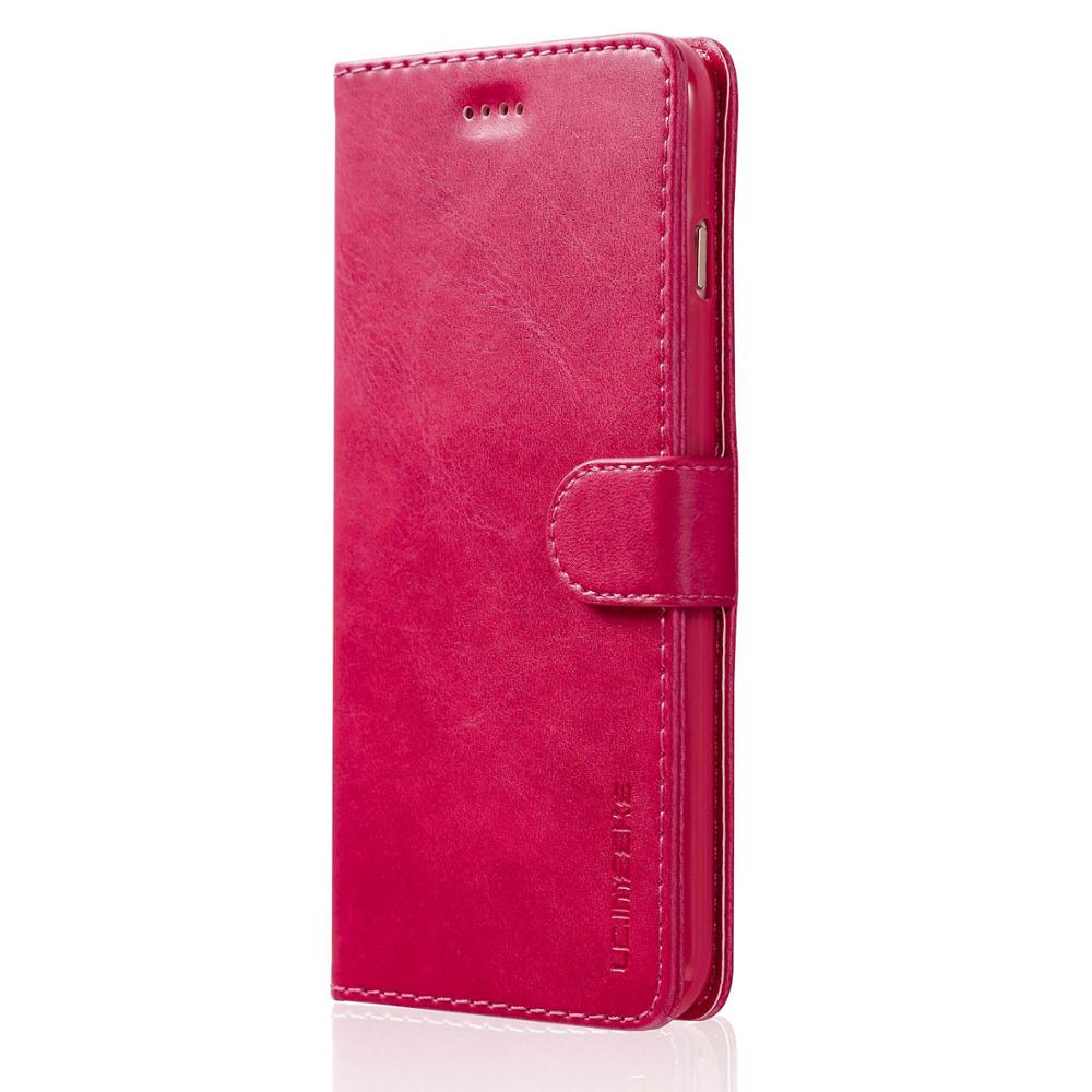 Luxe leren telefoonhoesjes voor iphone 6 6s plus, flip creditcardhouder met kaarthouders, hoes voor apple 6 plus 6 splus bumper
