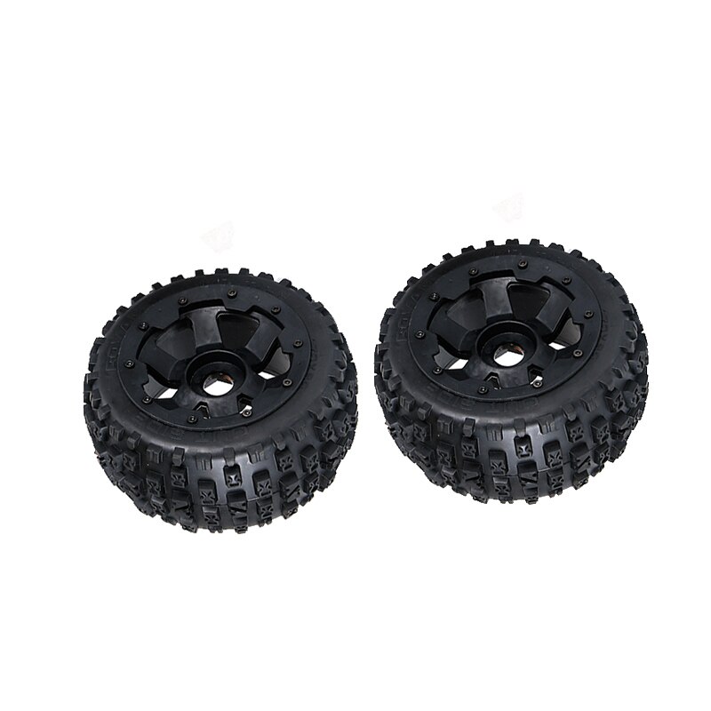 Pcmos-neumáticos de Baja 5B para coche, rueda trasera todoterreno, perilla, compatible con HPI Racing King, Motor Rovan Buggy , 2 uds.