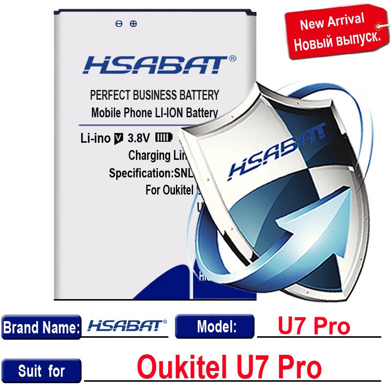 HSABAT-Batería de 3200-5100mAh para Oukitel U22, para Oukitel C3 / C5 C5 Pro / C11 C11 Pro / U7 Plus / U7 Pro / C8: for Oukitel U7 Pro
