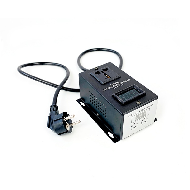 220 V/6000 W SCR Elektronische Voltage Regulator Temperatuur Motor FAN Speed Controller Dimmer Elektrische gereedschap Verstelbare