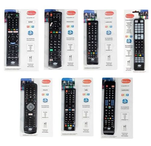 MANDO UNIVERSAL PARA TELEVISION TV MARCAS INDIVIDUALES SIN INSTALACIÓN GARANTIA