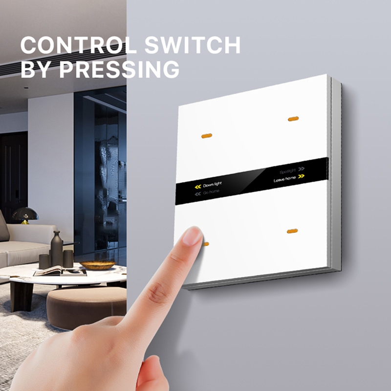 Tuya Zigbee accorto scena interruttore Illuminazione Controllo intelligente Interruttore di controllo della scena Pannello accorto presa accorto interruttore 485 86 scatola