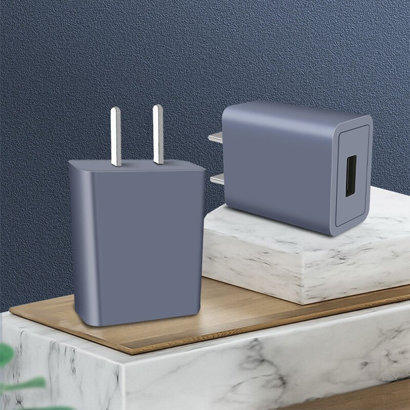 5V 2A Usb Snellader Adapter Draagbare Traval Oplader Mobiele Telefoon Snel Opladen Charger Power Adapter Voor Iphone 12 samsung: Purple