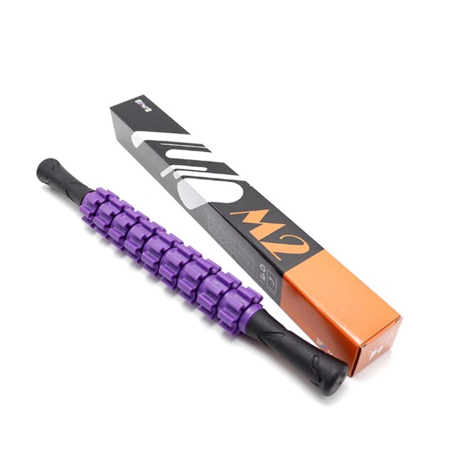 Eckzahn Muskel Zervikale Faszie Entspannung Massage Stock Taille Rolle Bein Yoga Wolf Zahn Igel Ball Arm rollen: LILA