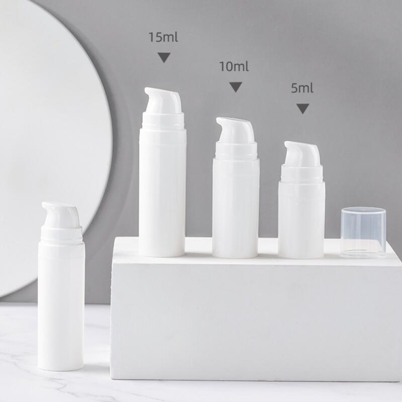 Lege Vacuüm Spray Fles Met Pomp Cosmetische Lotion Essentie Hervulbare Container 1Pcs 5Ml 10Ml 15ml