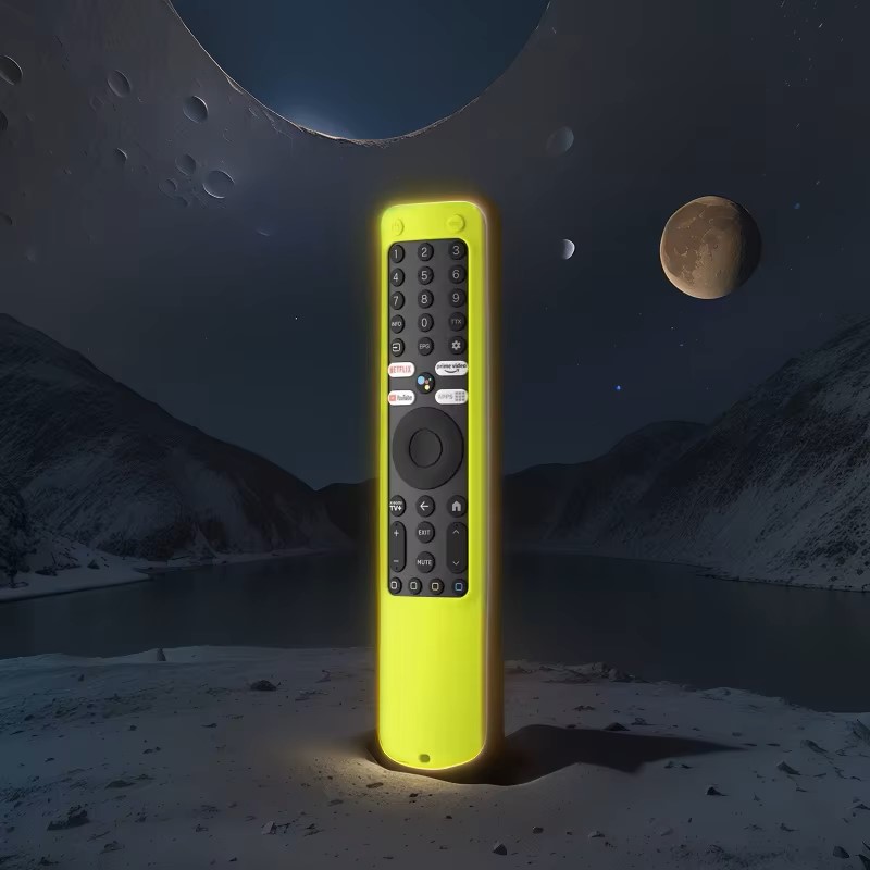 Funda de silicona para mando a distancia, funda protectora suave a prueba de golpes y arañazos para Xiaomi TV XMPM-19 P1/P1E/Q1/Max 86/A2 mi box