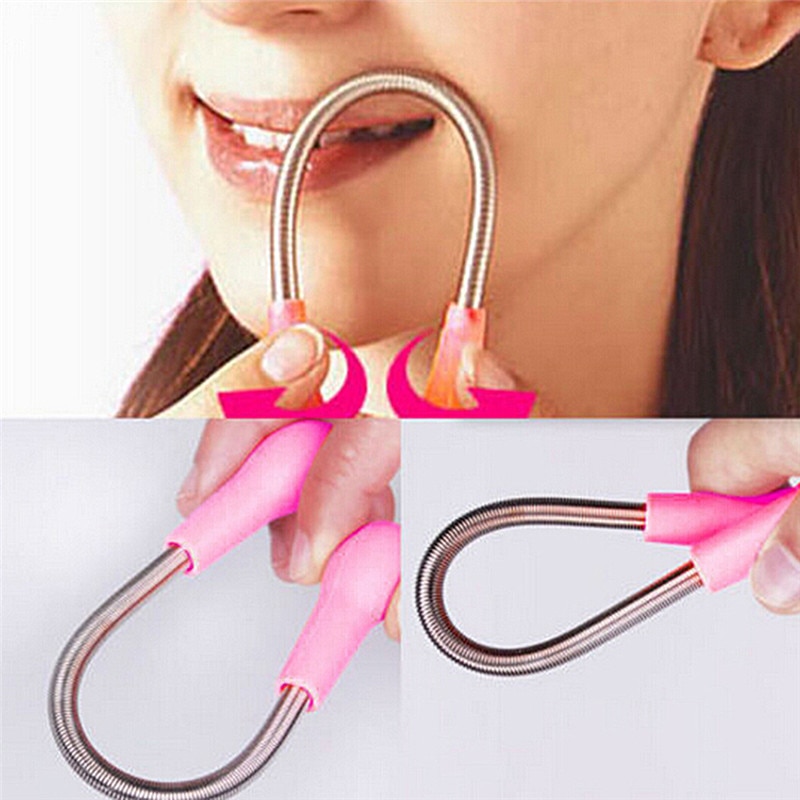 1Pcs Face Facial Hair Removal Threading Spring Tools Women Facial Hair Remover Epilator Epistick Depilatory Face Makeup Tool