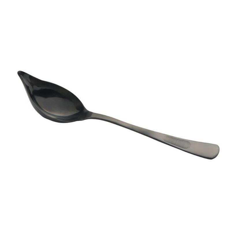 Edelstahl Messlöffel Soße Öl Suppe Kaffee Portion Gewürz Scoop Y5GA: Schwarz