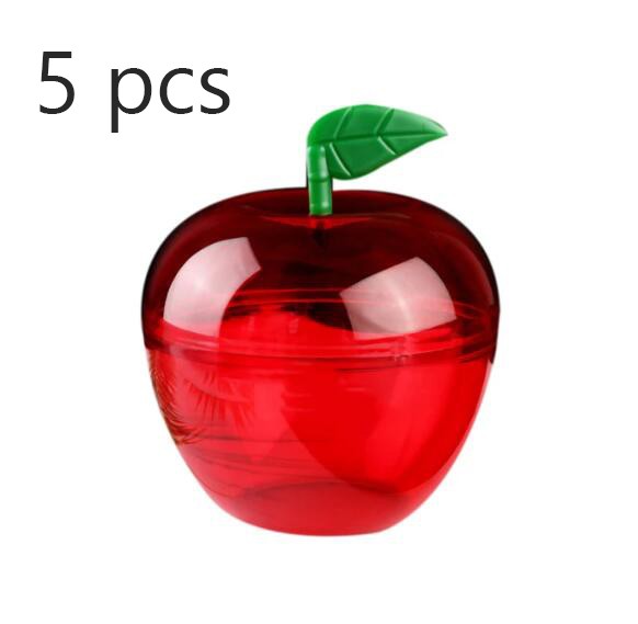 5/10 Stück Apfelbehälter Schneewittchen Dekorationen Kunststoff Keksgläser Roter Apfelbehälter Süßigkeitenboxen Äpfel Partybevorzugung: Tiefe Sapphire / Anderes