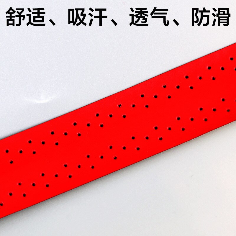 Raquette de Badminton Grip bande raquette à tricoter canne à pêche poignée perforée anti-dérapant absorbant la sueur
