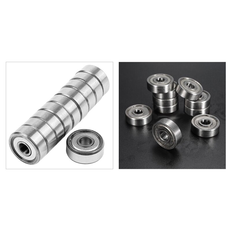 Rodamientos MR106-ZZ 6x10x3 Mm - 20 Piezas, Blindados, Prelubricados, Para Modelos RC Y Maquinaria