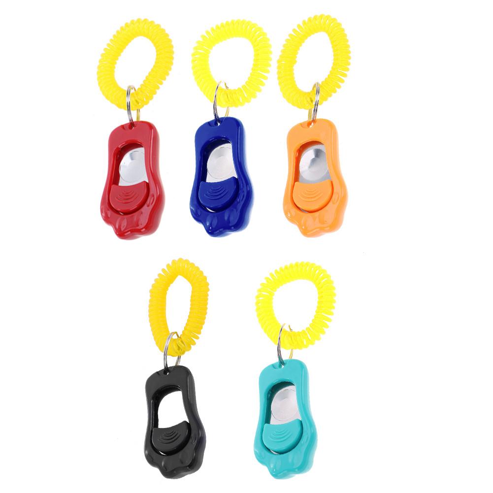 Portable Remote Animal Dog Button Clicker Sound Pet Trainer Wrist Band Accessory Interesting Enhancing Intimacy Relationship