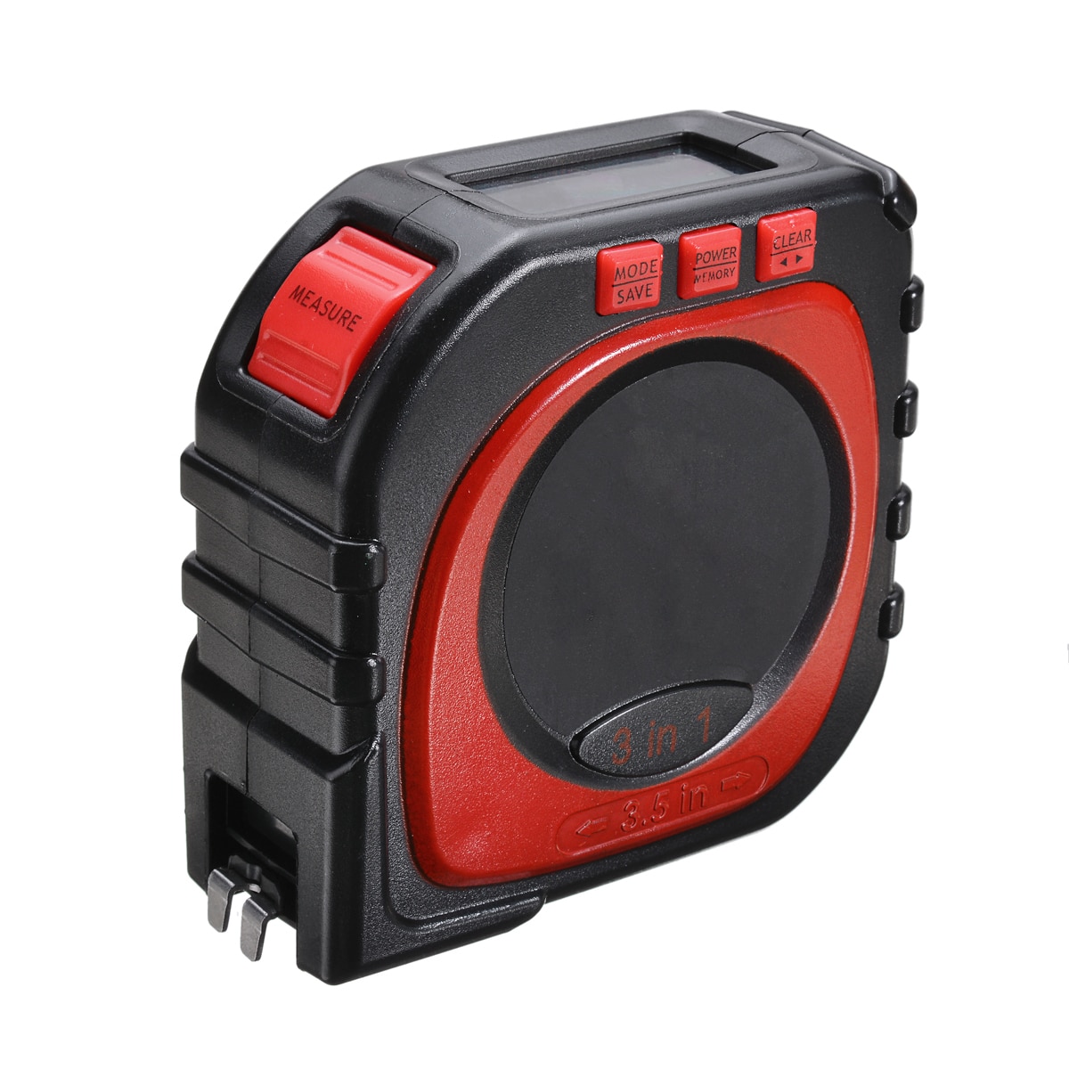 Portable 3 in 1 Digital Lase Tape Measure High Accuracy LED Display String/Sonic/Roller Mode 3 Mode for Home Work Measuring Tape