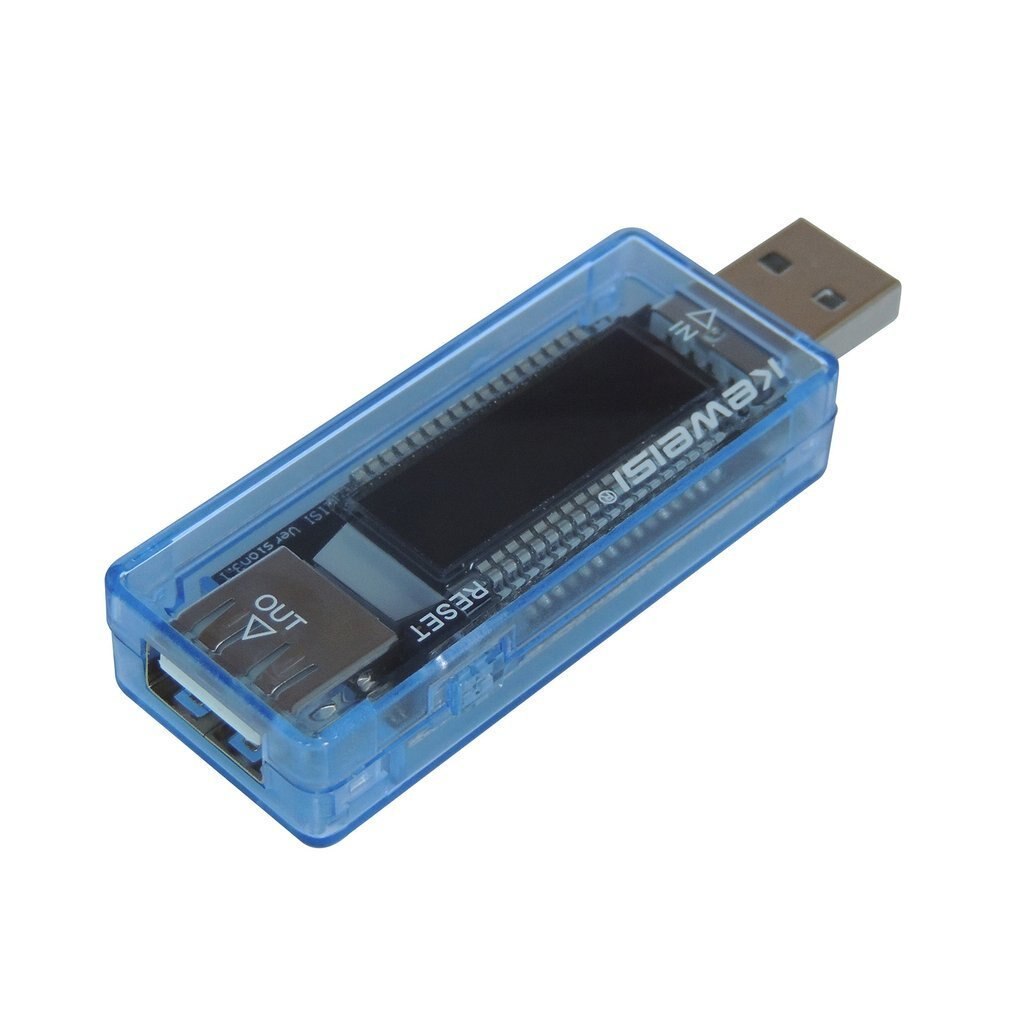 LCD USB Detektor USB Volt Strom Spannung Ladegerät Kapazität Tester Meter Voltmeter Amperemeter Stecker