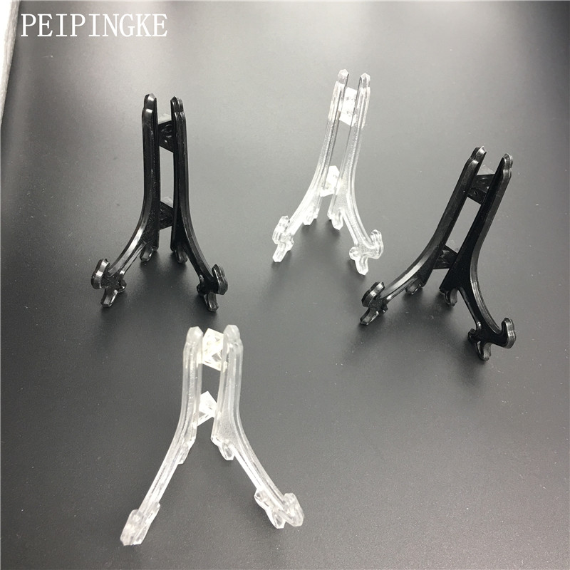 Mini présentoir à Biscuits en plastique, 3 pièces, support pliable en cristal, présentoir à Biscuits