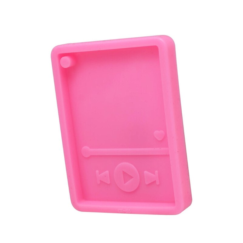 Handmade Music MP3 Keychain Silicone Mold Musical Lovers MP3 Player Pendant Polymer Clay Epoxy Resin Jewelry Making Tool