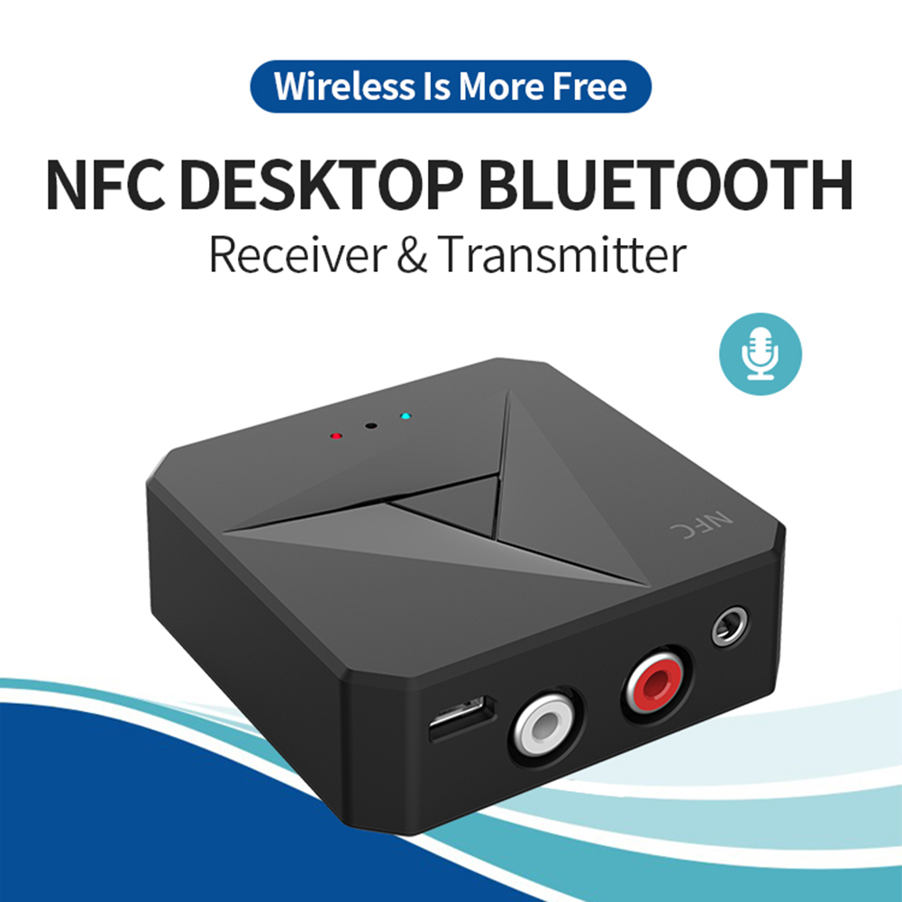 Bluetooth 5.0 RCA Audio Receiver Wireless Bluetooth 5.0 Transmitter Receiver Low Latency Audio Adapter