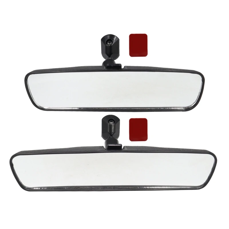Espejo asistencia 8/10 pulgadas, espejo retrovisor Interior coche panorámico a prueba reflejos, transparente y